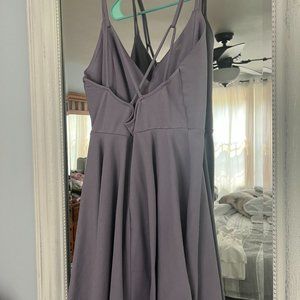 Purple Mini Formal Dress